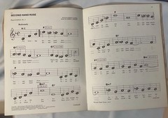 5 Golden Music Big Note Books Organ Piano Guitar Elvis, Mitch Miller, Blues Show