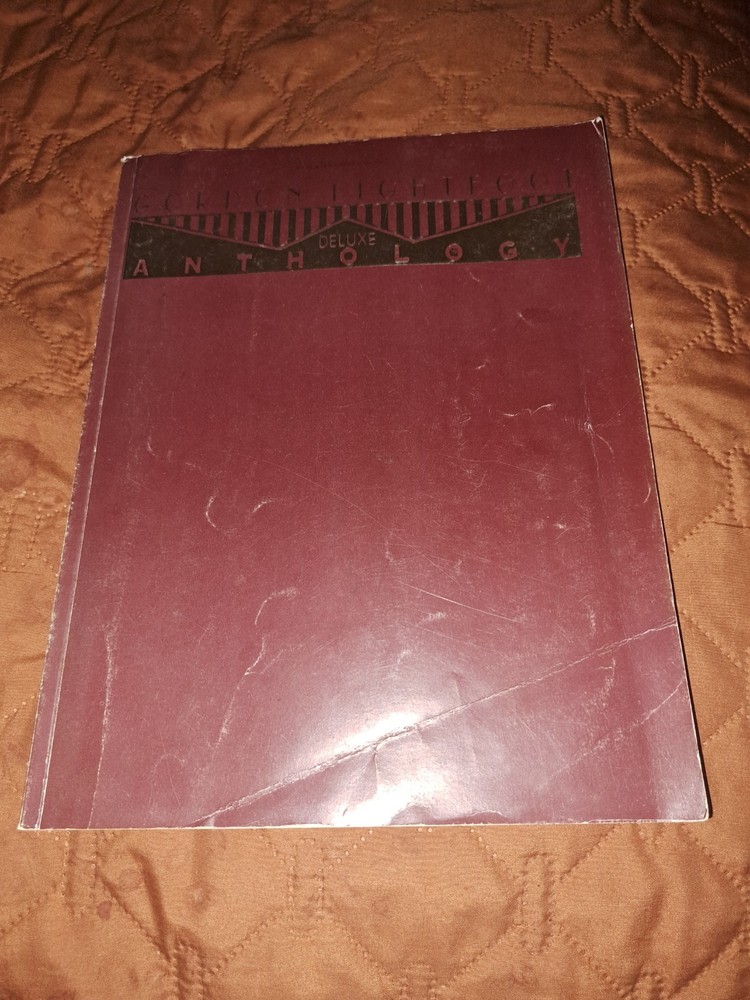 Gordon Lightfoot Deluxe Anthology Voice/Piano/Guitar Songbook Vintage 1989
