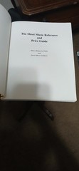 The Sheet Music Reference & Price Guide Collector Book USED