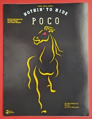 Poco Nothin To Hide Sheet Music 1988 Piano Guitar Vocal Cherry Lane USA SELLER