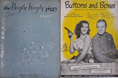 Lot of 40 Vintage 1940s Sheet Music Pieces All G or VG Pkg 2