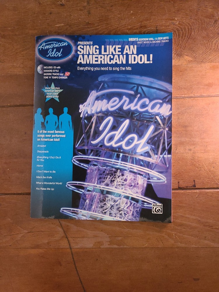 American Idol Presents Men&rsquo;s Edition Vol 1 New Music Book & CD (1113)