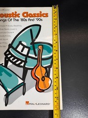 Hal Leonard Acoustic Classics Songbook 40 Songs 80s 90s Piano Vocal Guitar