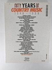 Fifty Years Of Country Music 1940-1990 Piano/ Vocal/ Chords Sheet Must