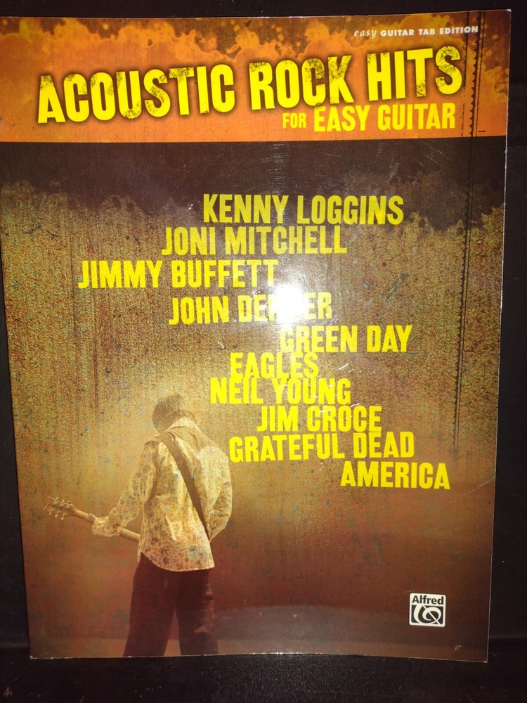 1970&rsquo;s Guitar Tab Songbook Acoustic Rock Hits For Guitar Very Good