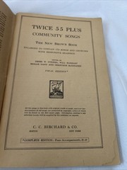 Twice 55 Plus Community Songs – The New Brown Book C.C. Birchard, Vocal Edition