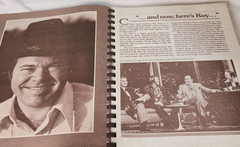 Roy Clark Big Note Guitar Song Book 1978 Vintage Sheet Music with Poster