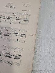 Boat Song Sheet Music Harriet Ware Montrose J Moses 1908 John Church LOW VOICE