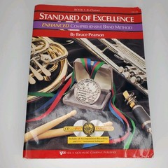 Vintage Music Book Piano Clarinet Trumpet Disney Songbook Standard Of Excellence