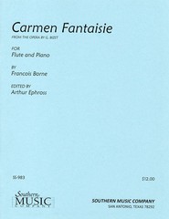 Bizet/Bourne: « Carmen » Fantasy/Southern Music Company/Flute solo with piano acco