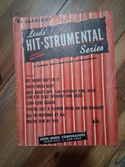 Lot Of 3 Vintage Music Books For Bb Clarinet Leeds, Eby&rsquo;s, A Repertoire For…