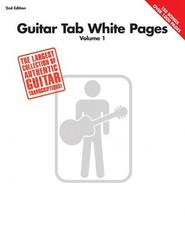 Guitar Tab White Pages Volume 1 2nd Edition Sheet Music Tablature Book 000690471