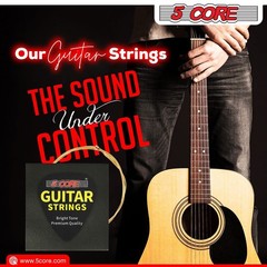 5 Core Acoustic Guitar Strings Brass Heavy Duty Extra Light Gauge High Carbon…