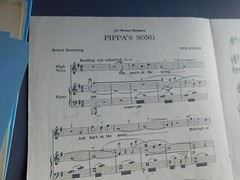 Pippa&rsquo;s Song – Ned Rorem / Robert Browning – 1963 sheet music High Voice, Piano