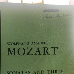 Vintage Kalmus Mozart Sonatas & Three Fantasias Piano Urtext Sheet Music USA