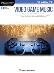 Video Game Music Clarinet Solo Theme Sheet Music Play-Along Book Online Audio