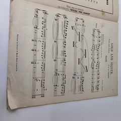 vintage sheet music « GOLD and SILVER VALSE » by FRANZ LEHAR 1932