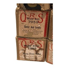 Vintage QRS Player Piano Word Roll Lot 7 Jazz Pop Begin The Beguine Night Day
