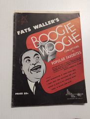 Vintage Sheet Music Book FAT&rsquo;S WALLERS Boogie Woogie Conceptions 1943