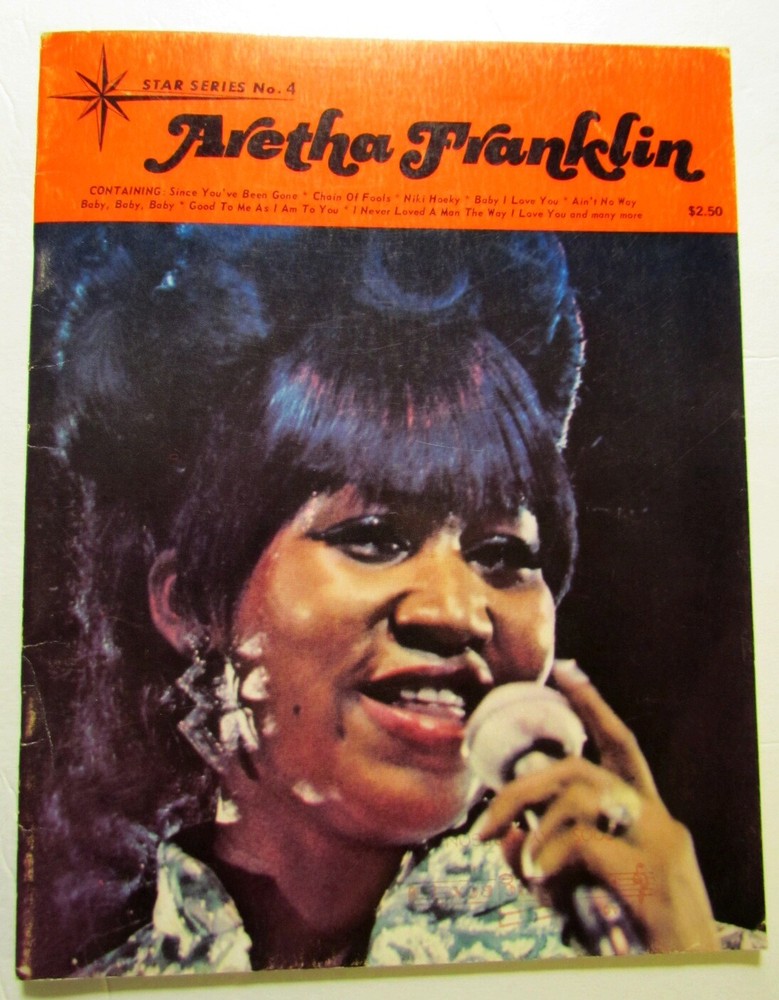 Aretha Franklin Star Series #4 1968 Songbook 32 Pages/ Pictures Excellent RARE