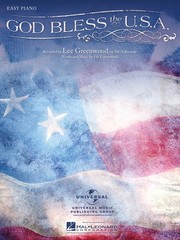 God Bless the USA Lee Greenwood Song for Easy Piano Sheet Music Hal Leonard