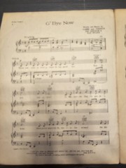 1940&rsquo;s Vintage sheet music G&rsquo; BYE NOW by OLSEN and JOHNSON&rsquo;S HELZA POPPIN