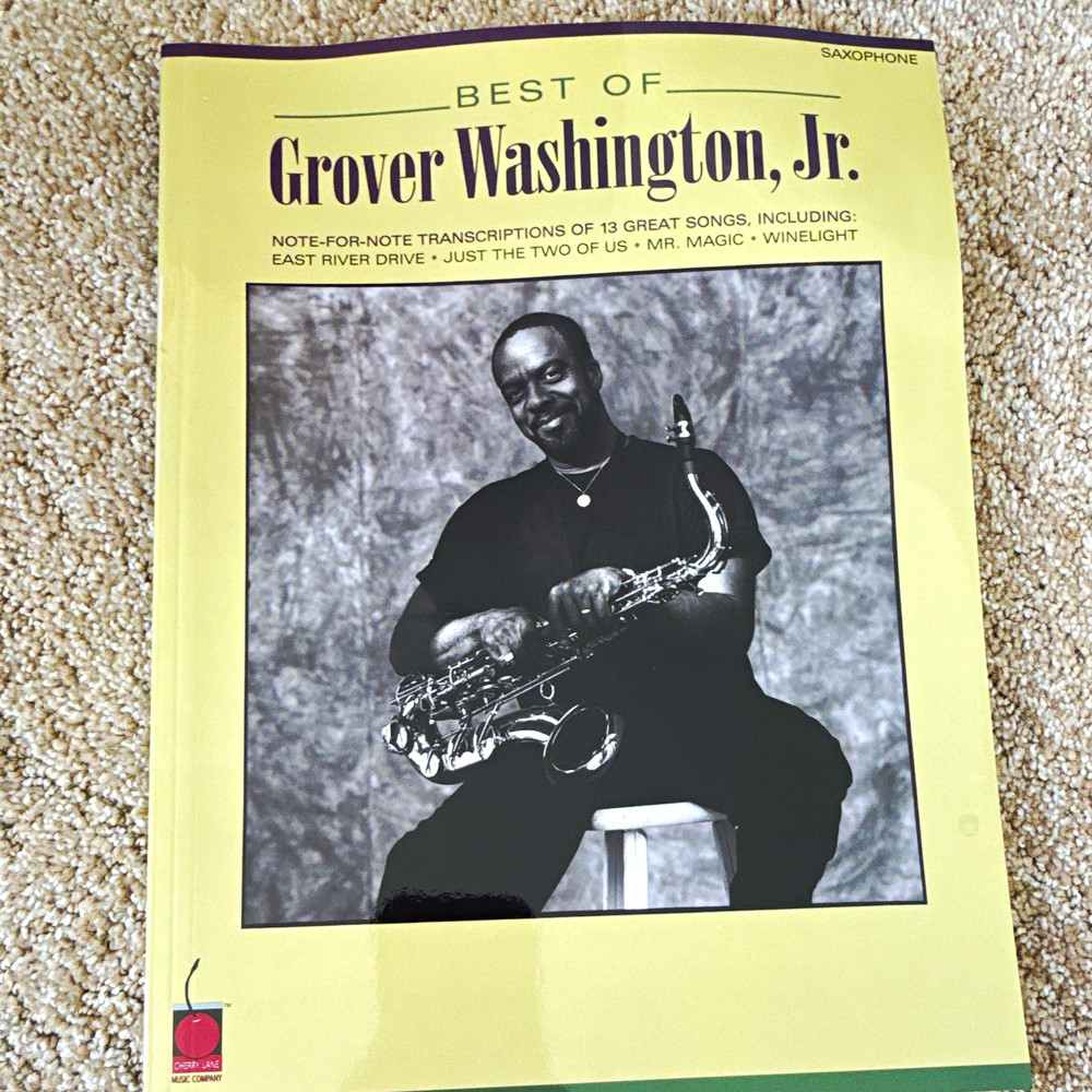 Cherry Lane Best of Grover Washington, Jr. Saxophone Jazz Song Book Solo MPN