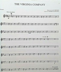 Pocahontas for Trumpet–8 selections (book can also be used for Clarinet).