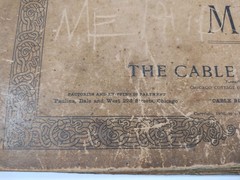 1900 The Cable Organ Method Antique Song Book Chicago Cottage Organ Company Vtg