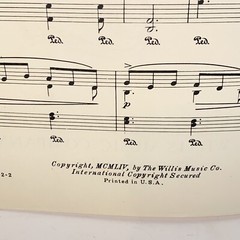 Vintage 1954 From The Organ Loft Piano Solo Sheet Music by N Louise Wright