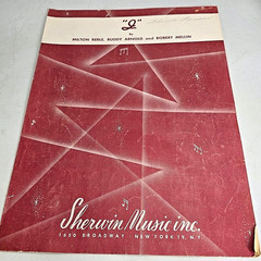 I Sheet Music 1952 Milton Berle Piano Lyrics Chords Buddy Arnold Mellen Vintage
