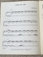 1989 HERE WE ARE Sheet Music by GLORIA ESTEFAN P/V/G