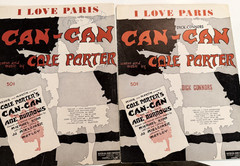 Cole Porter CAN-CAN Sheet Music Lot 6 Pieces 1953 Broadway + 1960 Film Sinatra