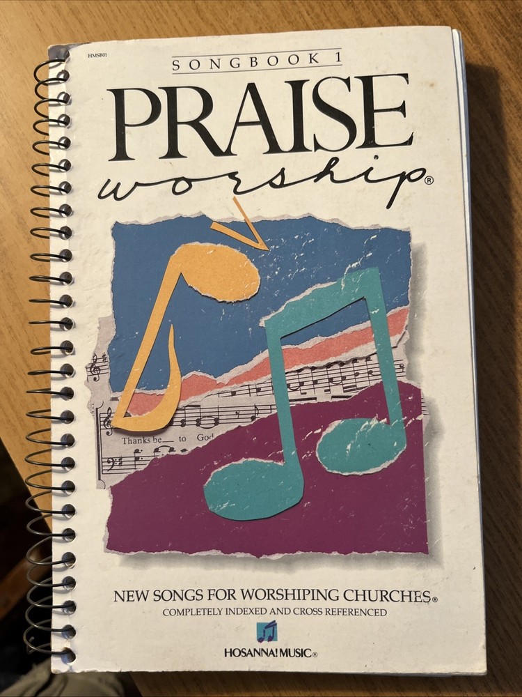 Hosanna Music Paise Worship Songbook 1 Christian 1987 Religious Spiral Bound
