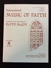 Floyd McCoy Music of Faith Vol II Sacred Instrumental Ensemble Sheet Music