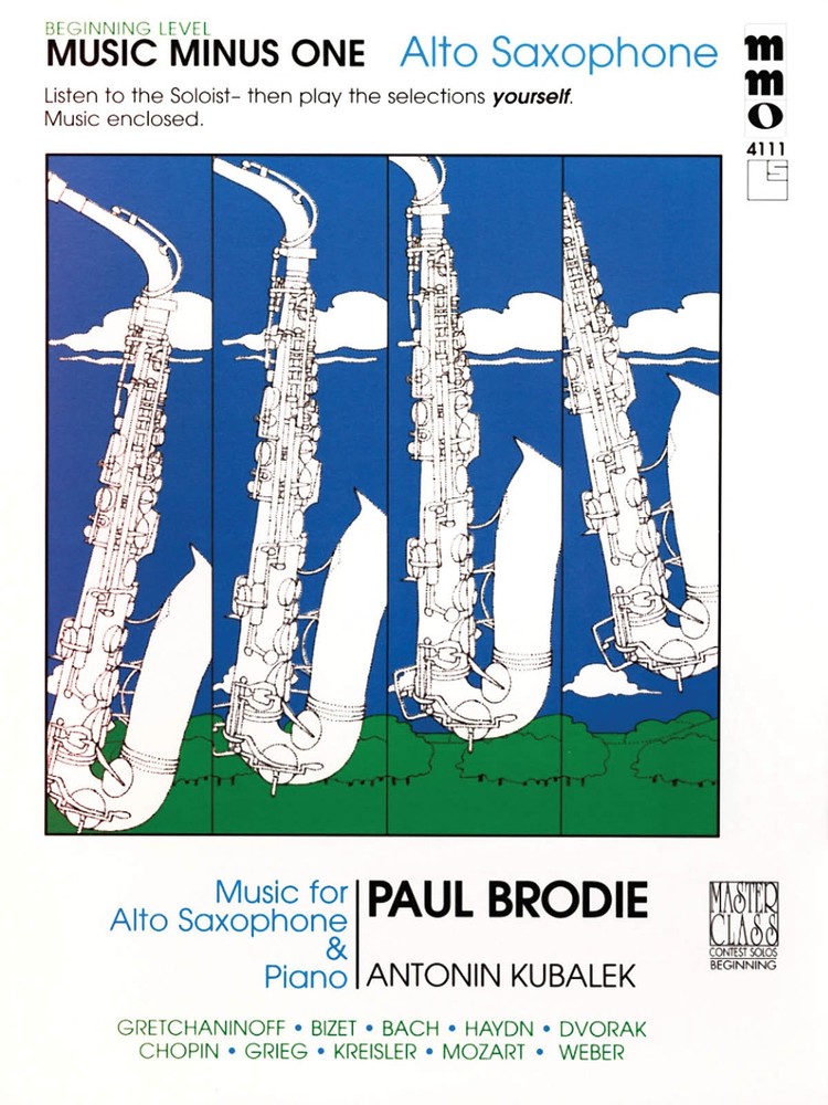 Beginning Alto Sax Solos Vol 1 Sheet Music Minus One Play-Along Book CD Pack