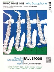 Beginning Alto Sax Solos Vol 1 Sheet Music Minus One Play-Along Book CD Pack