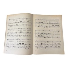 Open Road Open Sky VTG Sheet Music 1940 The Gypsy Baron Ann Ronel Johann Strauss