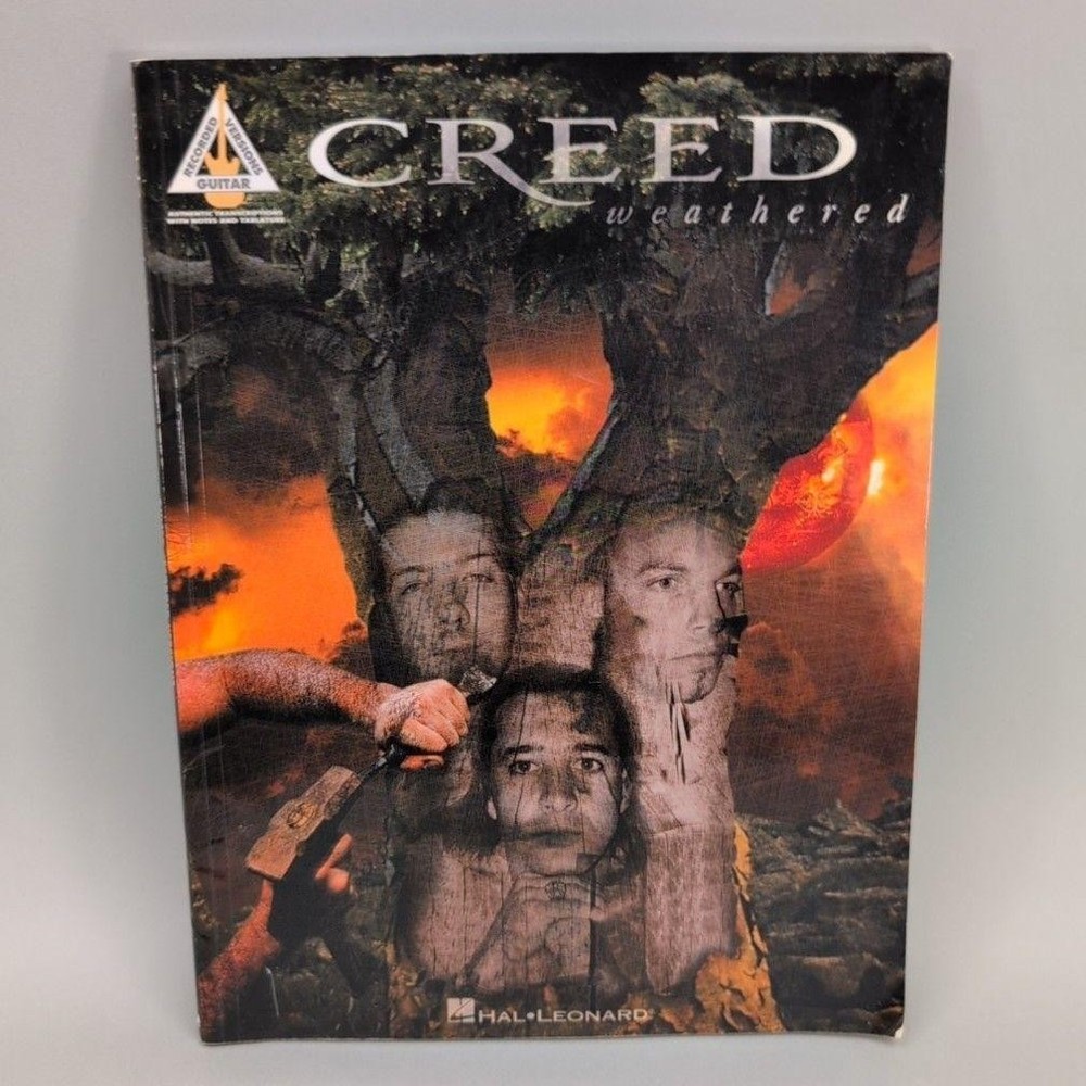 Creed Weathered Guitar Tab Songbook Hal Leonard Rock Music Paperback USA