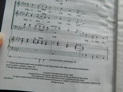 Puff (the Magic Dragon) 1994 sheet music- SATB Vocal & Piano, String Bass, Percu