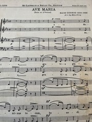 Ave Maria Bach Gounod Solo 2 Voices Edward Grey