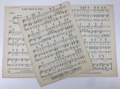 Lulu&rsquo;s Back In Town Piano Ukulele Sheet Music Broadway Gondolier M Witmark 1935