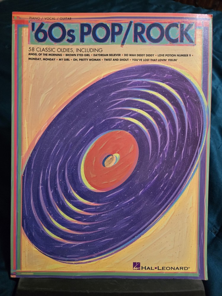 60s Pop Rock Songbook Collection 58 Classic Oldies Piano Vocal Guitar