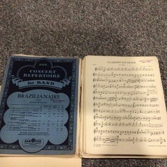 Clarinet Escapade and Brazilinaire Concert Band Sheet Music