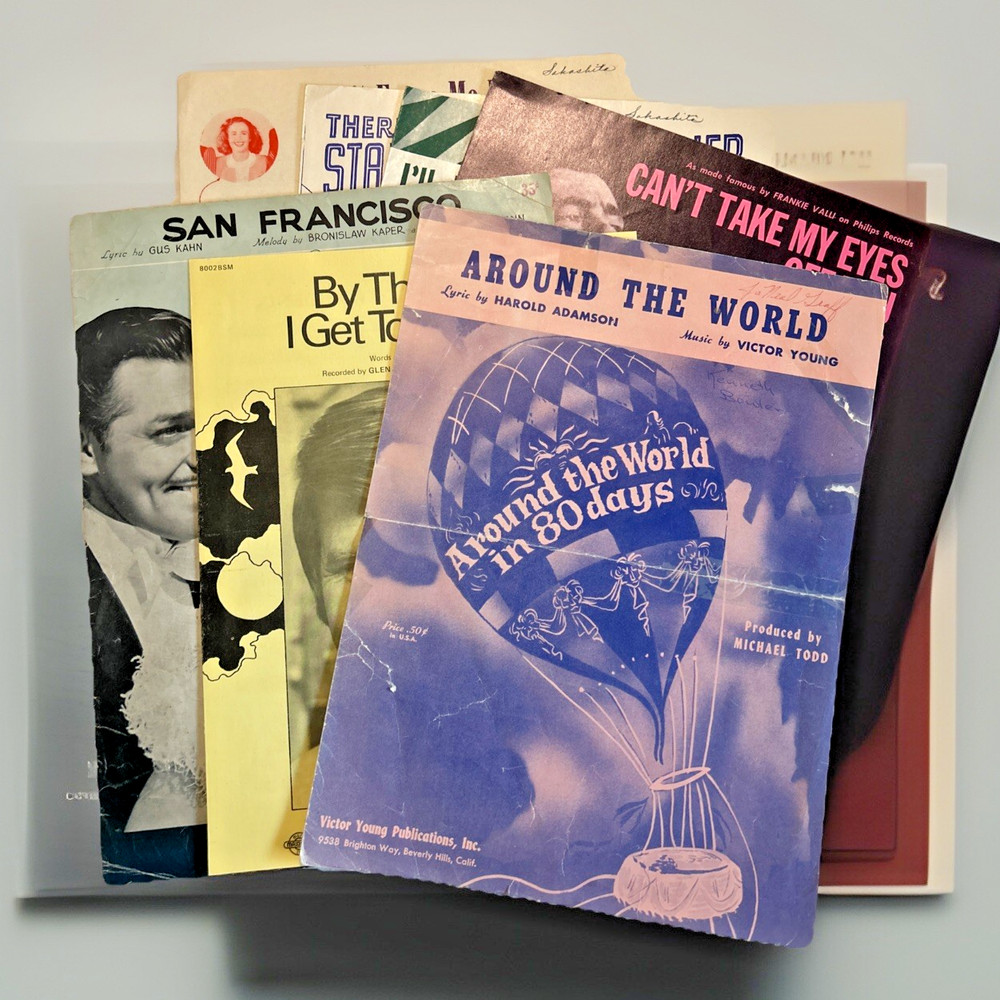 Lot of 7 ~ Vocal / Piano / Guitar ~ Vintage Sheet Music ~ Various Titles