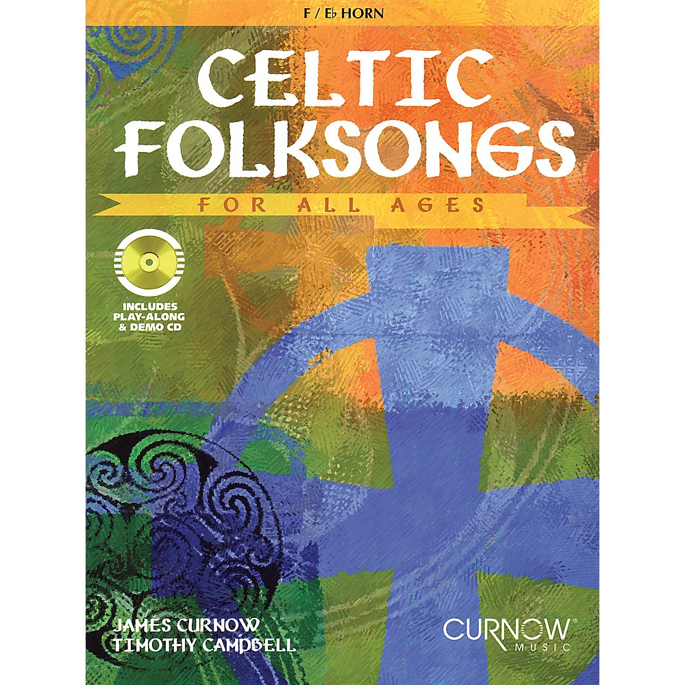 Celtic Folksongs for All Ages Curnow Play-Along Book Series Softcover with CD