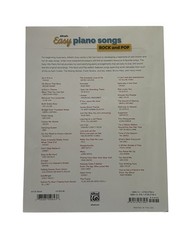 Alfred Easy Piano Songs: Rock and Pop Easy Hits Piano Songbook Sheet Music