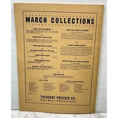 A Book of Indoor Marches for the Pianoforte 1928 Songbook Piano Sheet Music