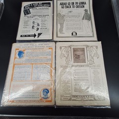 Lot of 14 Vintage 1910s-1940s Popular Sheet Music Piano Vocal Songs Tin Pan