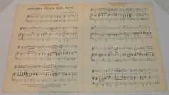 Elton John Goodbye Yellow Brick Road Vintage 1973 Sheet Music Dick James Music